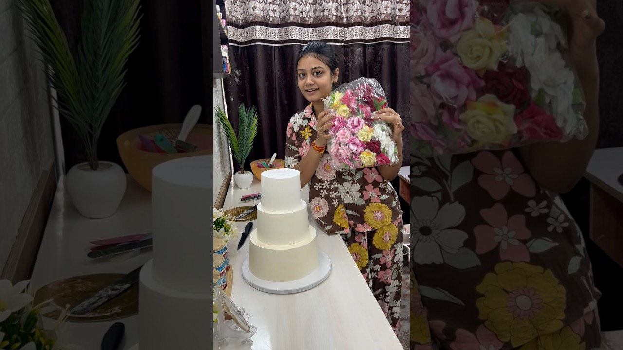 One more सुंदर सा engagement cake 😍💝 let&rsquo;s make it together ❤️❤️