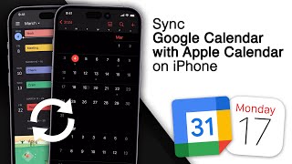 How To Sync Google Calendar With Apple Calendar on iPhone! [2024]