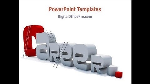 Career Building PowerPoint Template Backgrounds - DigitalOfficePro #04528