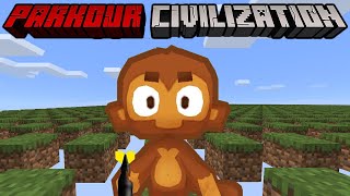 If BTD6 Towers were in Parkour Civilization... (FULL MOVIE)