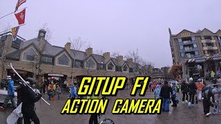 GitUp F1 Action Camera Snowboarding 25 Mbps