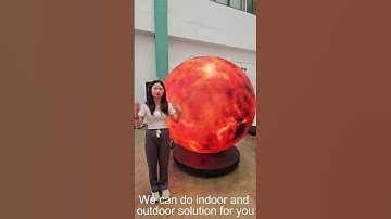 Creative Sphere LED Screen. #creative #leddisplay #ledscreen #creativeleddisplay #ledvideowall