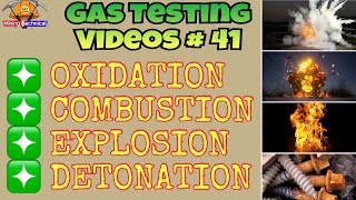 Oxidation Combustion Explosion Detonation Gas Testing Videos Mining Technical