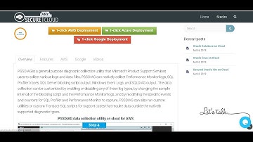 Secured PSSDIAG on Windows 2012 R2 Deploy on Azure , AWS and Google Cloud Platform.
