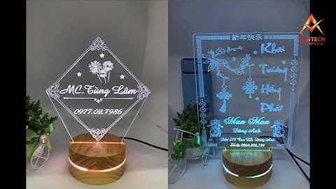 Giới thiệu sản phẩm đèn led 3d 16 màu