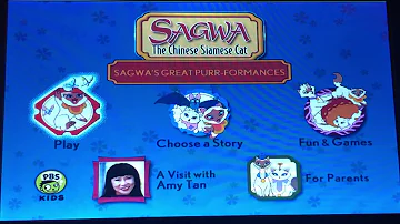 Sagwa: Great Purr-Formances 2003 DVD Menu Walkthrough
