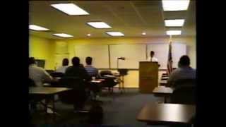 Tashdique Rahman-Lecture at American Flyers Flight Instructor Academy. 1995.