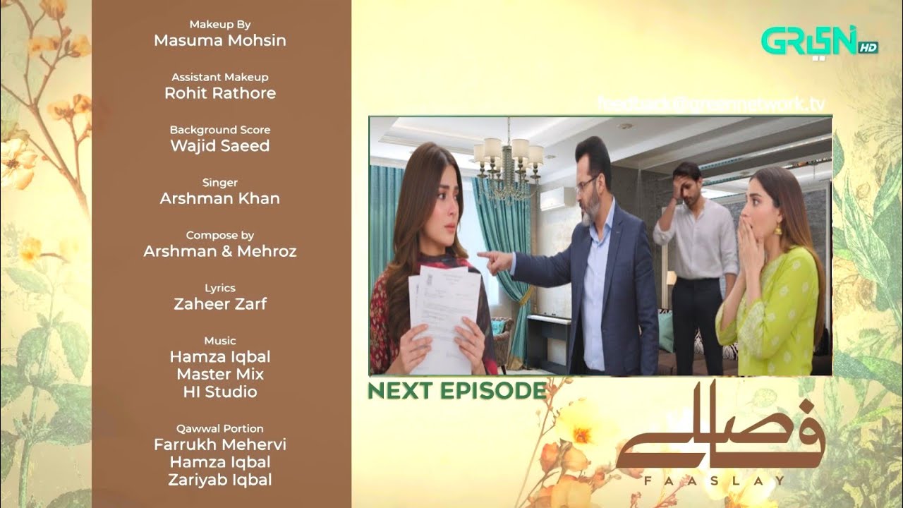 Faaslay Episode 35 Promo (Subtitles)  | Ali Ansari - Saboor Aly | Faaslay Promo 35 Review