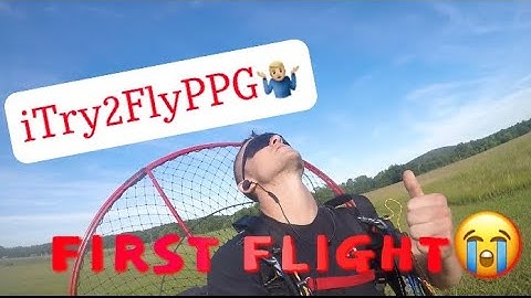 First Paramotor Flight - Self Trained
