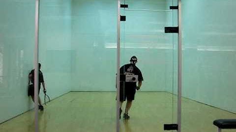 Racquetball Backhand - Flat and Level