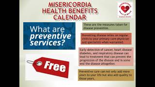 Misericordia Employee Benefits Preventive Care 1st Quarter 2021