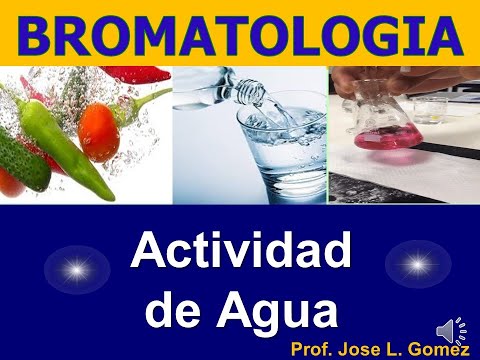 Video: ¿Cómo se puede reducir la actividad del agua?