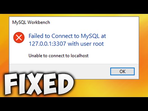 How to Fix Failed to Connect to MySQL at 127.0.0.1 With User Root Windows 10 / 8 / 7 Error Workbench