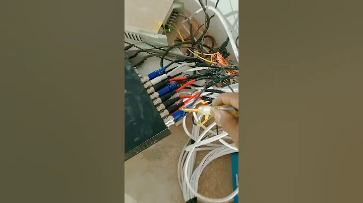 How to CCTV camera connection #cctv #camera #electrical #electric #electronic #shorts