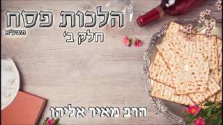 הרב מאיר אליהו - הלכות פסח חלק ב'