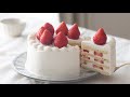 クリスマスの定番!いちごショートケーキの作り方 Christmas Strawberry Short Cake：Chantilly Fraise｜HidaMari Cooking