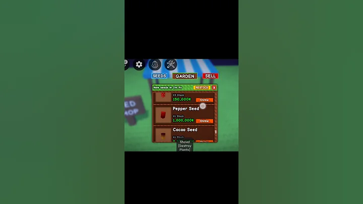 The best stock ever in grow a garden #growagarden #roblox #edit #stocks