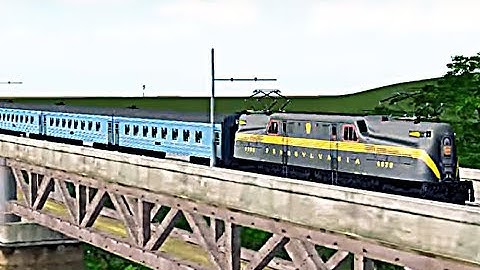 Train Sim - India Using Pennsylvania Railroad GG1 - Simulasi Kereta Api