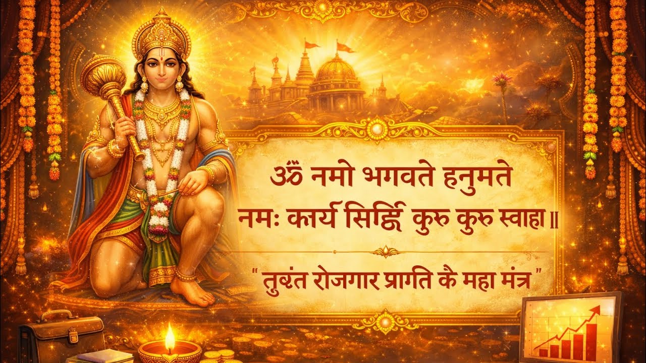 🔱 Powerful Hanuman Mantra for Job | Get Job Fast | Career Success Mantra 🔱