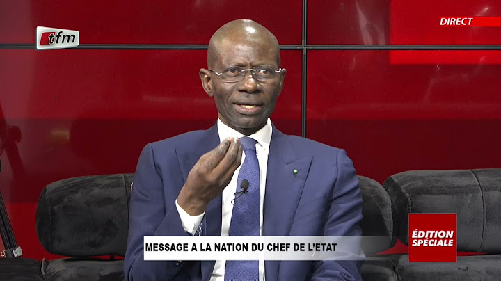 Boubacar Camara : "Macky Sall nous a montré qu'il a fait ce qu'il pouvait"