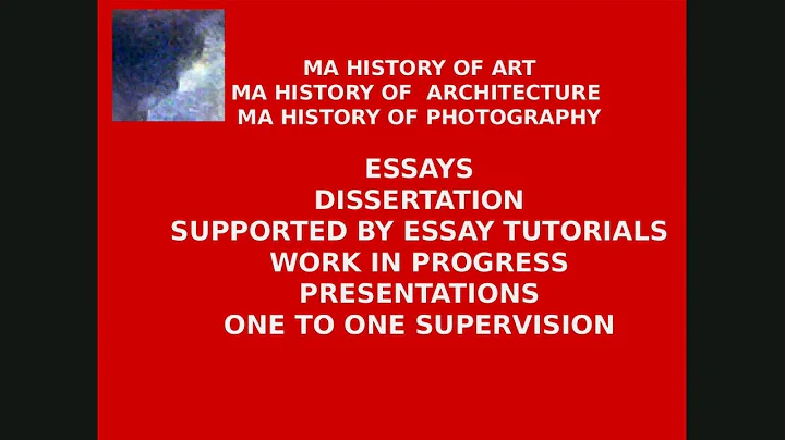 Postgraduate Programmes in History of Art, History...