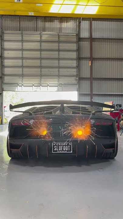 Lamborghini Aventador SVJ titanium exhaust and test pipes SRM Autosports