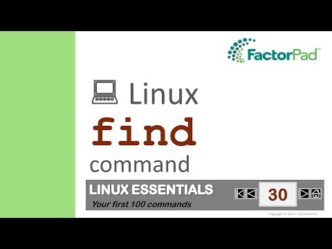 Linux find command
