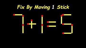 Only 1% Can Solve This Matchstick Puzzle – Move 1 Stick to Win!
