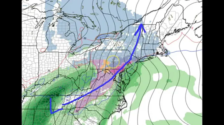 Daily forecast video for Monday February 15th, 2016
