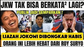 Download Lagu ORANG INI LEBIH PINTAR DARI ROY SURYO. BONGKAR IJAZAH JOKOWI? MP3 Download Lagu ORANG INI LEBIH PINTAR DARI ROY SURYO. BONGKAR IJAZAH JOKOWI? MP3