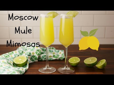 How to make Moscow Mule Mimosas