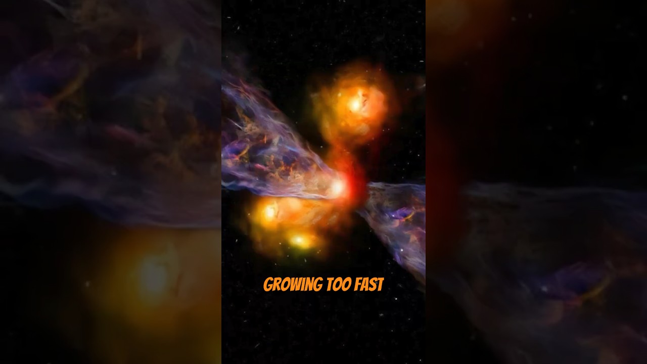 JWST Found Galaxies Killing Themselves Right After They Formed #JWST #Galaxies #Space #Astronomy