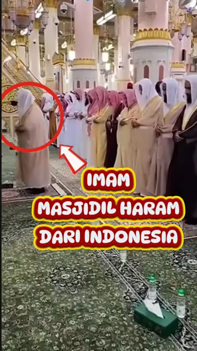 Who are the Imams of the Grand Mosque from Indonesia? #shorts
