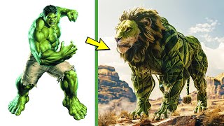 : AVENGERS As LION VENGERS  All Characters  (MARVELS & DC) 2024