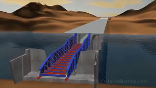#construccion del puente Animacion 3D