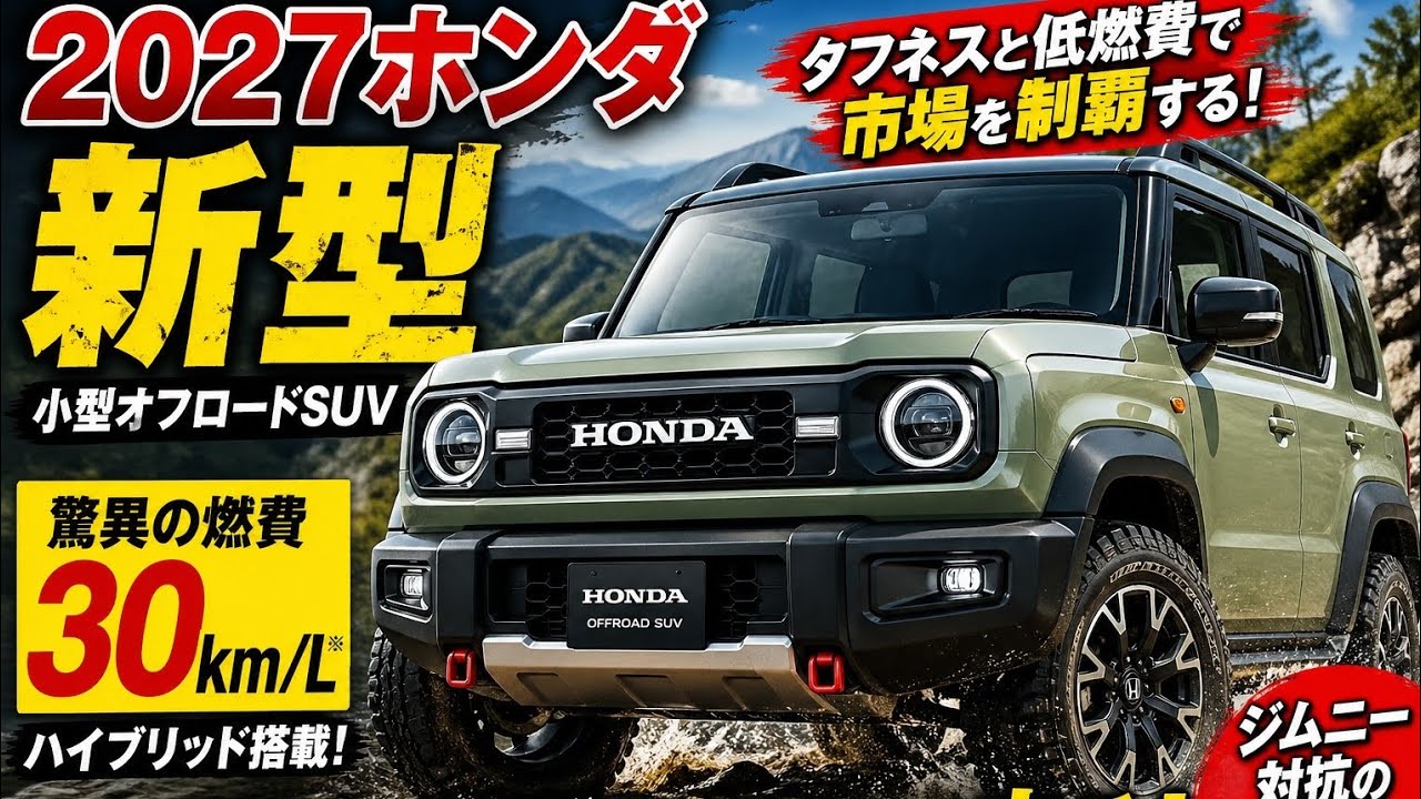 2027 Honda's New Compact Off-Road SUV is Coming! The Real Jimny
