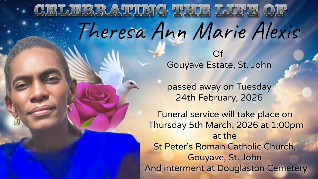 Celebrating The life of: Theresa Ann Marie Alexis