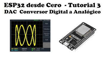 ESP32 desde Cero - Tutorial 3: DAC Conversor Digital a Analógico