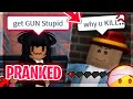 PRANKED MM2 Teamer MAD after KARMA 😱😈  | Roblox Murder Mystery 2 Funny Moments