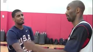 Kobe and Kyrie trash talking each other