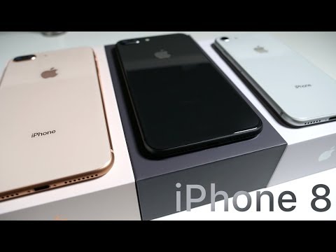 iPhone 8  amp  8 Plus Unboxing - Which Color Should You Choose 