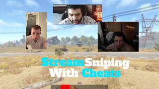 STREAM SNIPING RUST STREAMERS WITH CHEATS ft. Krakn