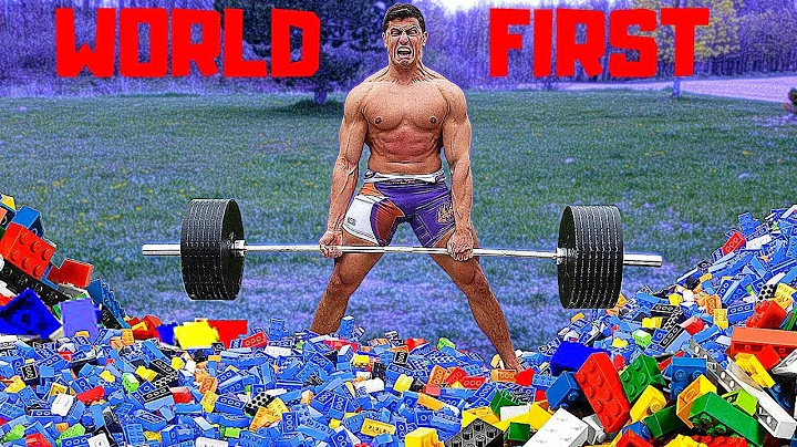 Powerlifting BAREFOOT on Legos *UNIMAGINABLE PAIN*...