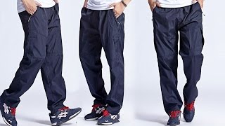 Хорошие спортивные мужские штаны Boterke из Китая. Aliexpress
