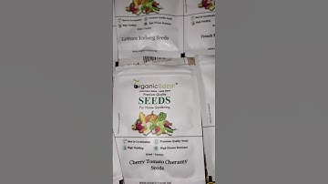 Organic Bazar Seeds unboxing 😊 #shorts #garden #seeds #rituhealinggarden #organic