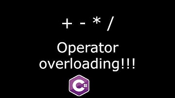 C# operator overloading in 7 minutes!