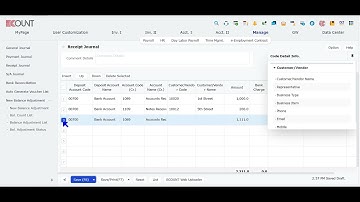 [ECOUNT Practice] Fast Entry - Receipt Journal