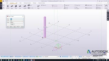 Hướng dẫn sử dụng Tekla | Model | Bài 13: Move Special - Linear