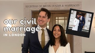Getting MARRIED in the UK! Our civil marriage :)