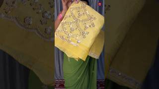 Trending saree #traditional #onlineshopping #meeshofinds #meeshohaul #indianwear #handworksarees